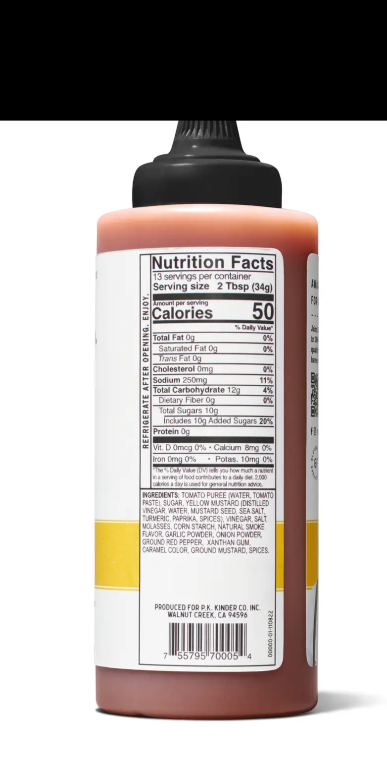 Gold BBQ Sauce 15.3oz